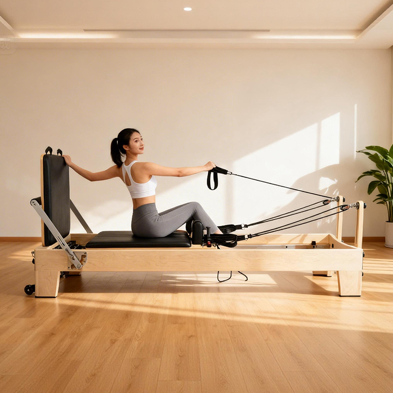 Yoga Fitness Health - Reformer de Pilates Portátil Ajustável em