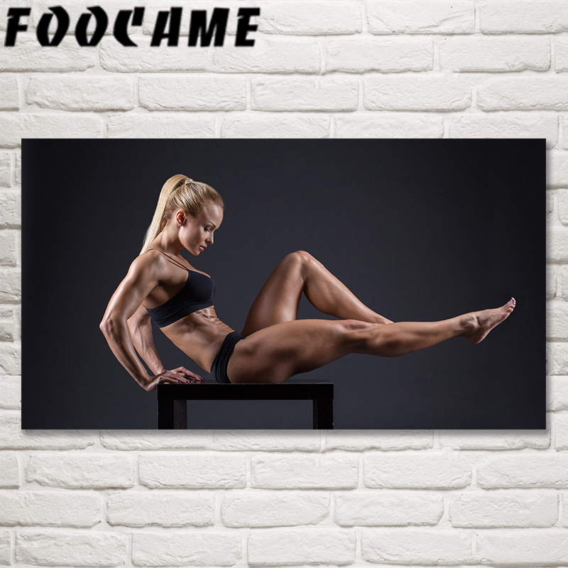 Yoga Fitness Images - Bodybuilder mulher modelo yoga esportes pintura