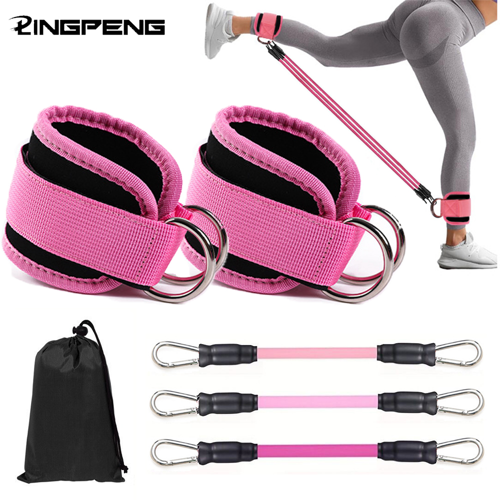 Yoga Fitness Trainer - Correias de tornozelo faixas de resistência