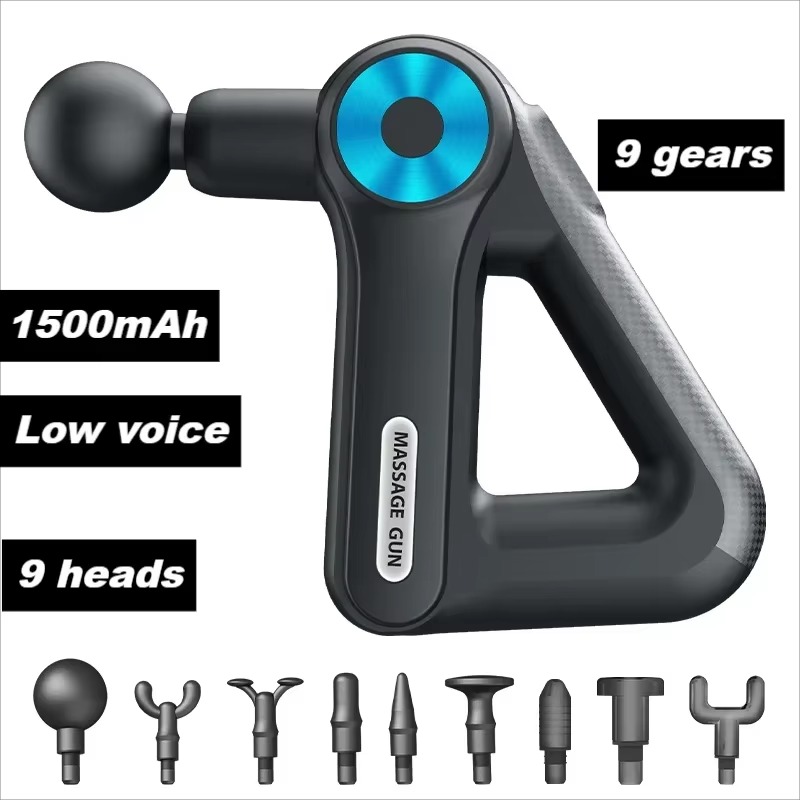 Vibration Massage Gun - Mini pistola de massagem triangular para