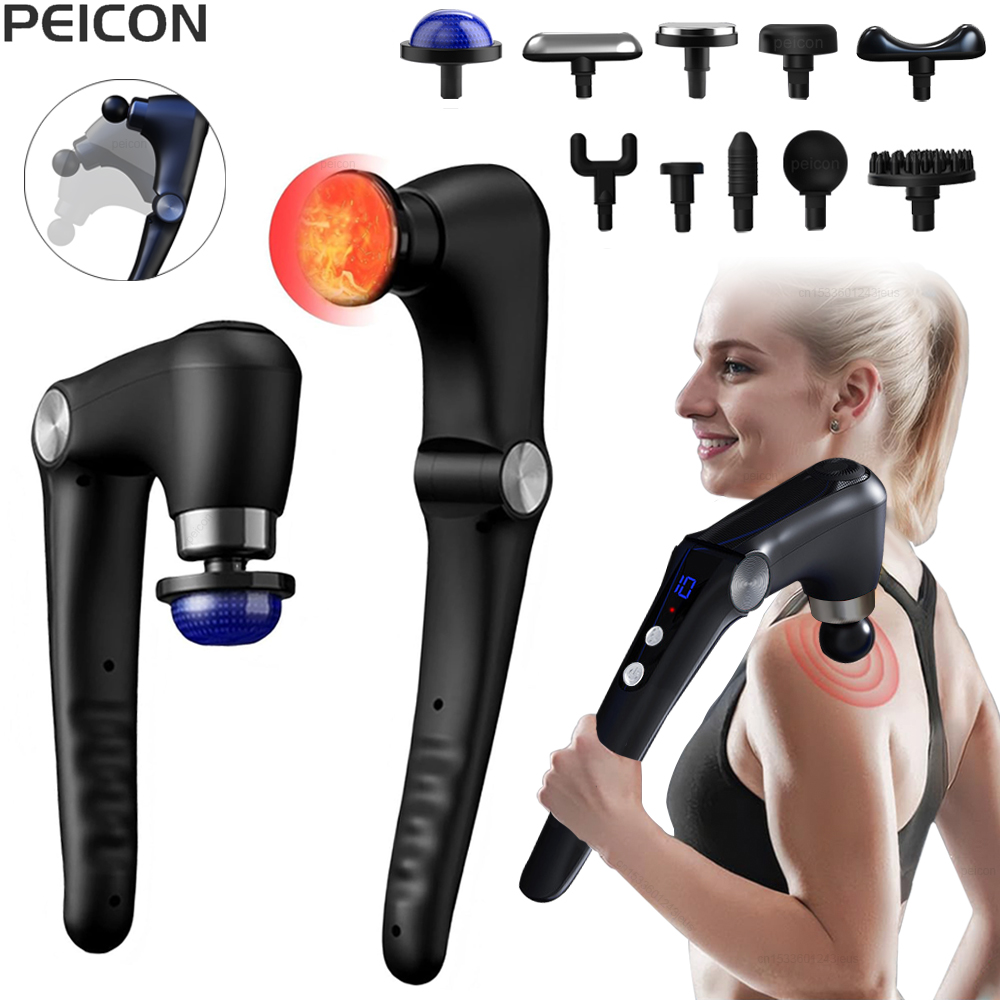 Vibration Massage Gun - Pistola de massagem fáscia, máquina de