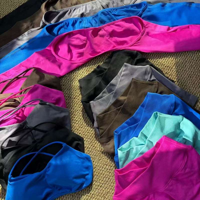 Yoga Y Fitness - Conjunto de Roupas de Ginástica Femininas