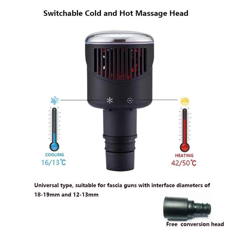 Vibration Massage Gun - Nova cabeça de massagem de arma