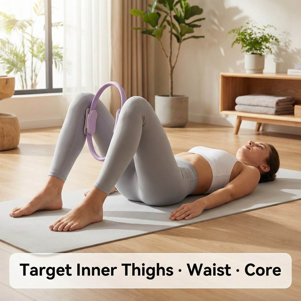 Yoga Fitness Trainer - Anel de Pilates de 38cm, Círculo