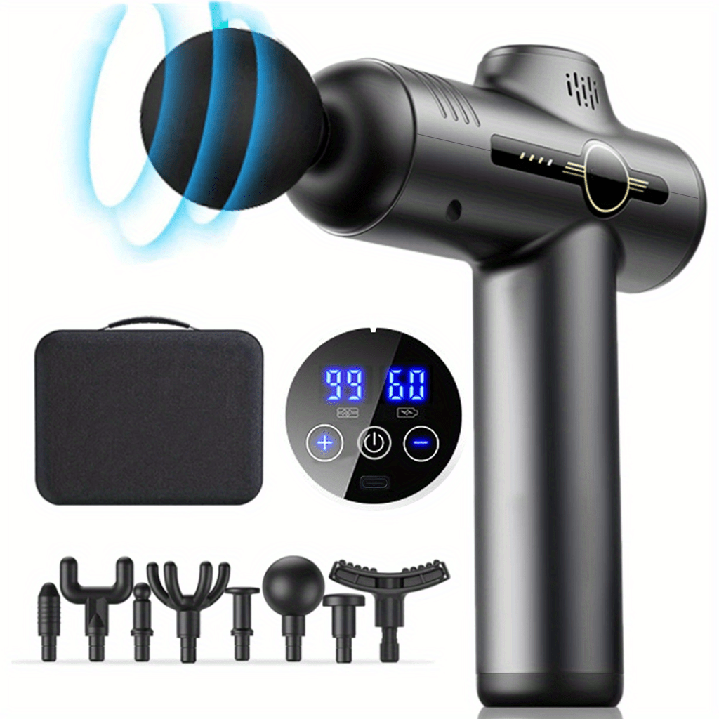 Vibration Massage Gun - Pistola de massagem de 99 níveis,