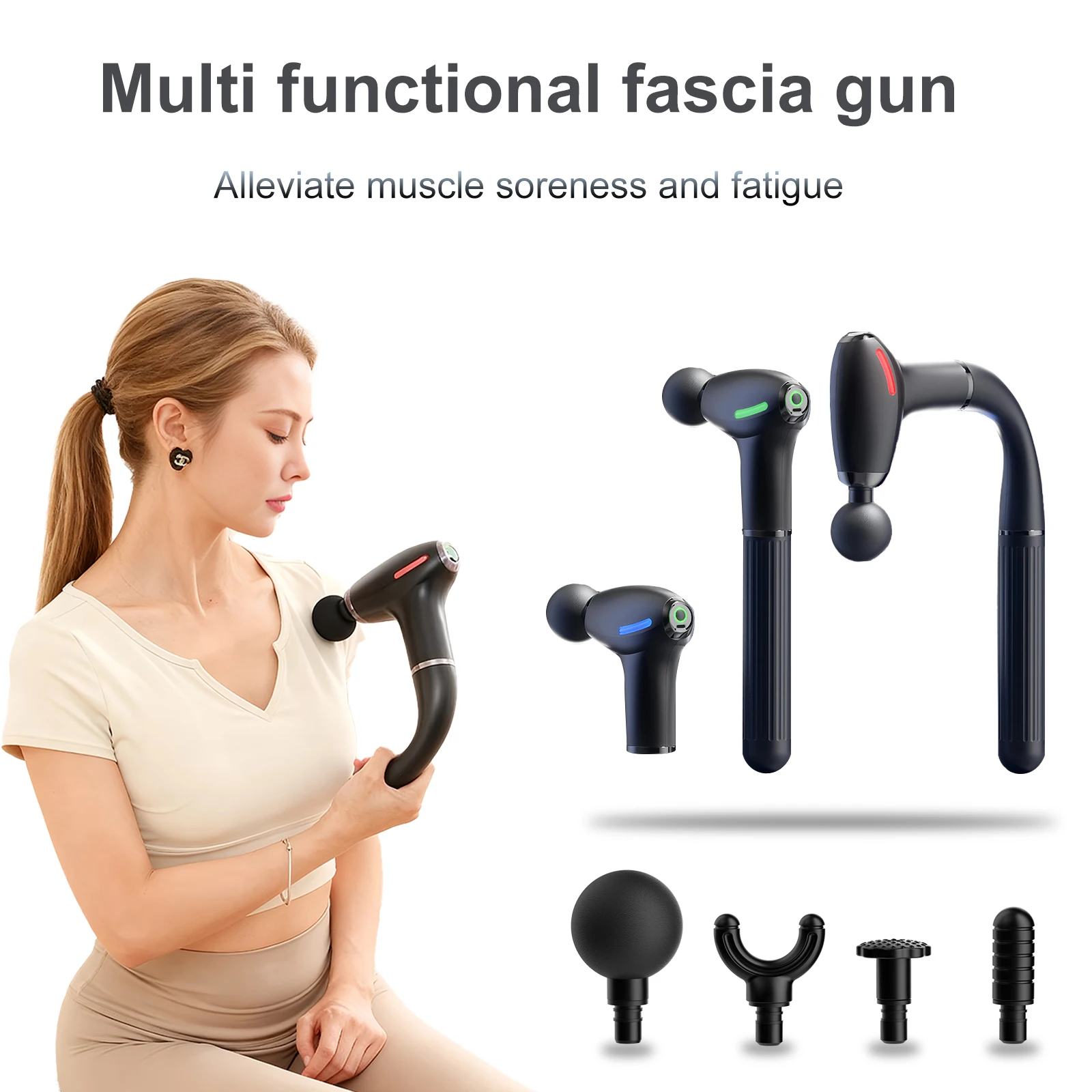 Vibration Massage Gun - Pistola de fáscia funcional mulit com