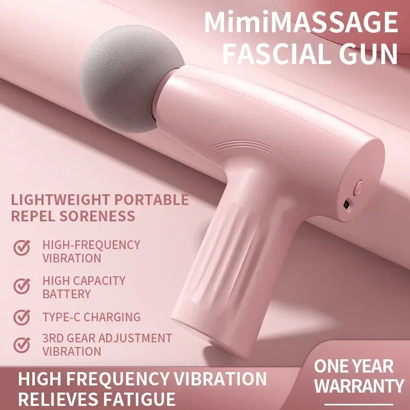 Músculo mini rosa pistola de m - Vibration Massage Gun avaliação e preço