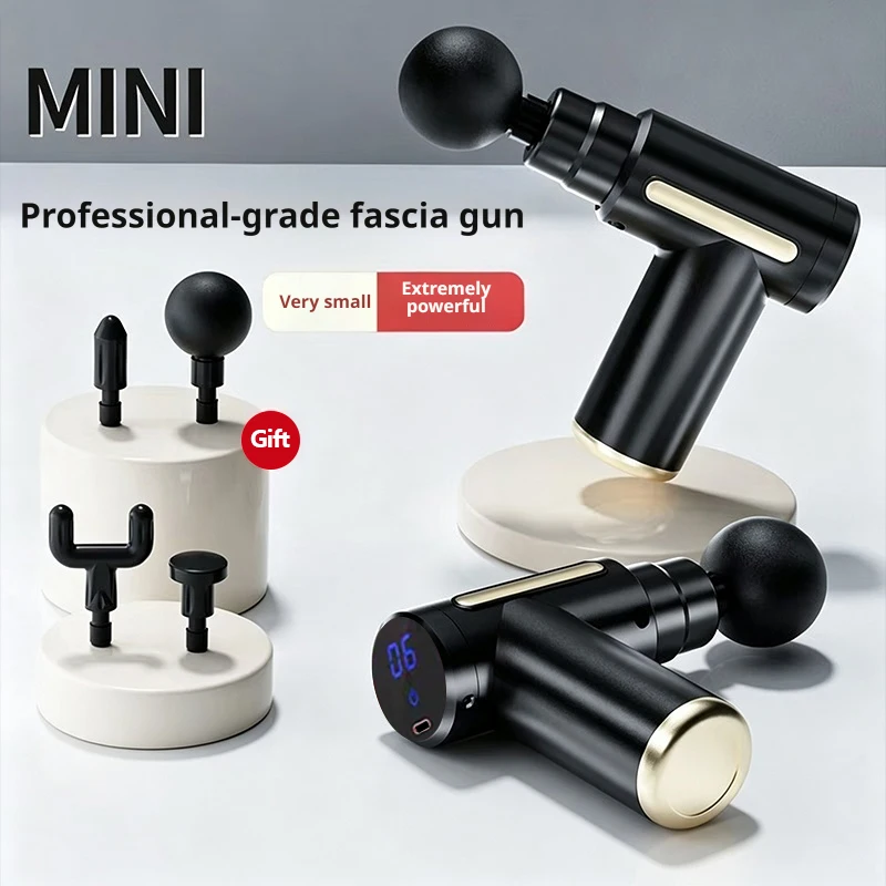 Mini pistola de massagem elétr - Vibration Massage Gun avaliação e preço