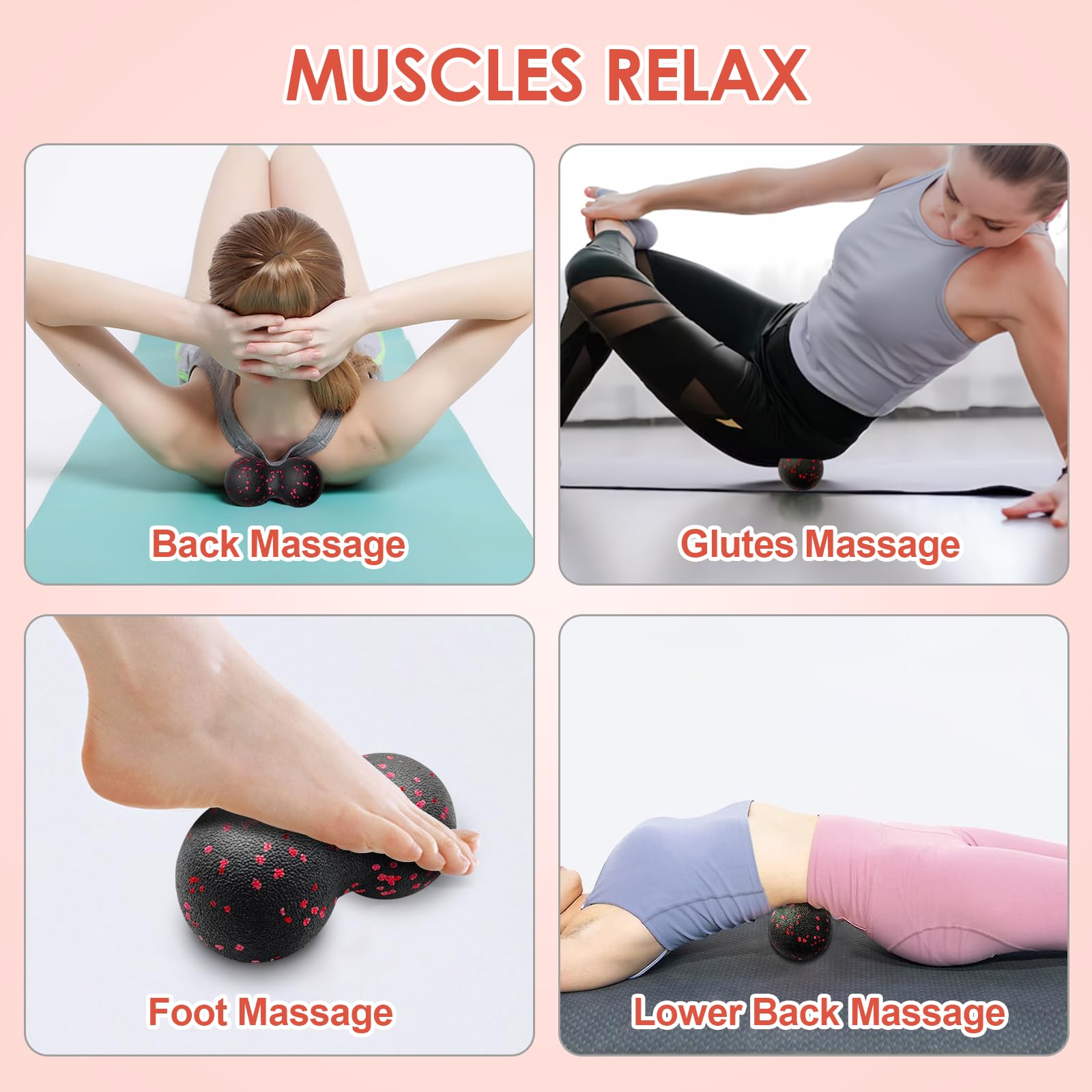 Rolo de massagem oco para ioga - Shoulder Massage Ball avaliação e preço