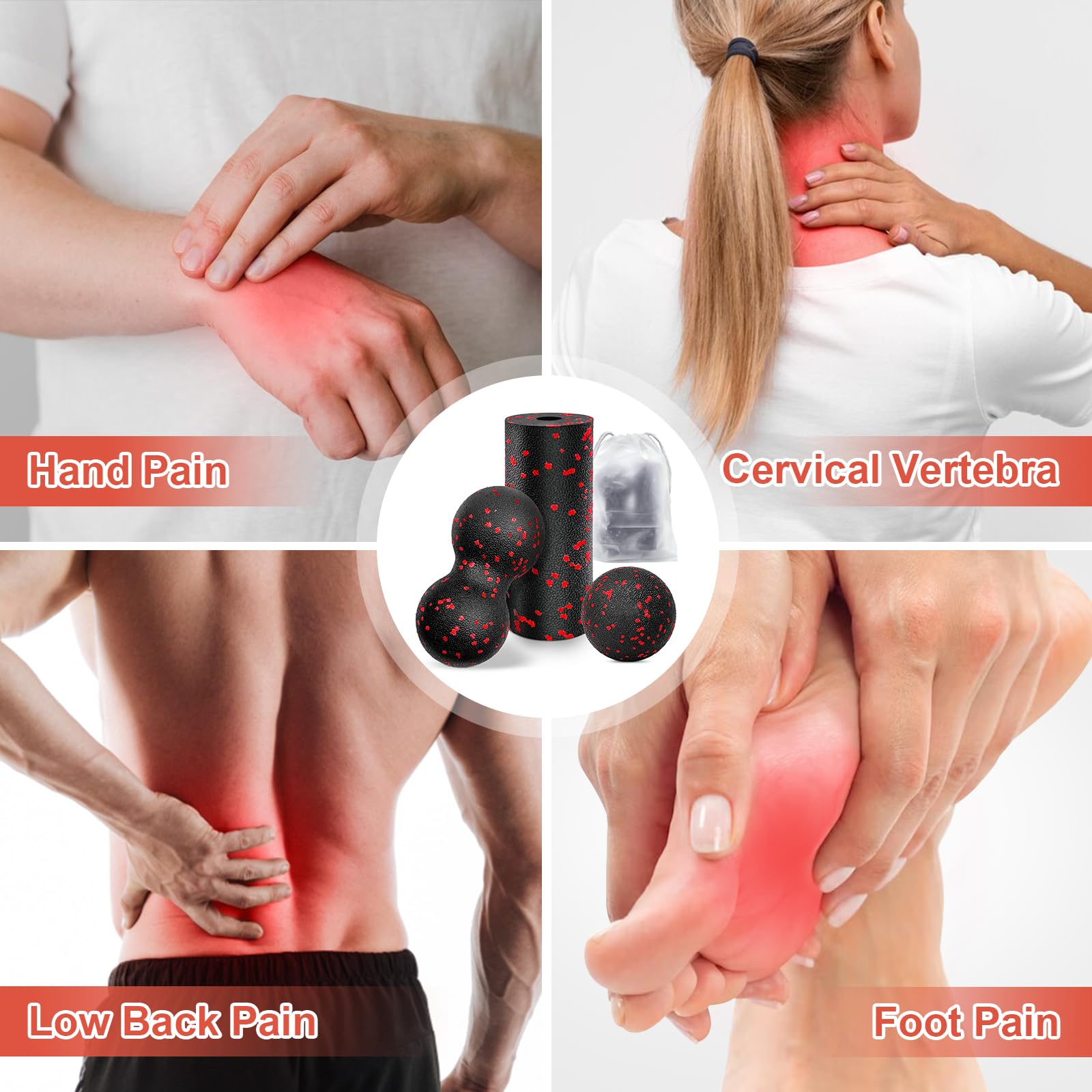 Rolo de massagem oco para ioga - Shoulder Massage Ball avaliação e preço