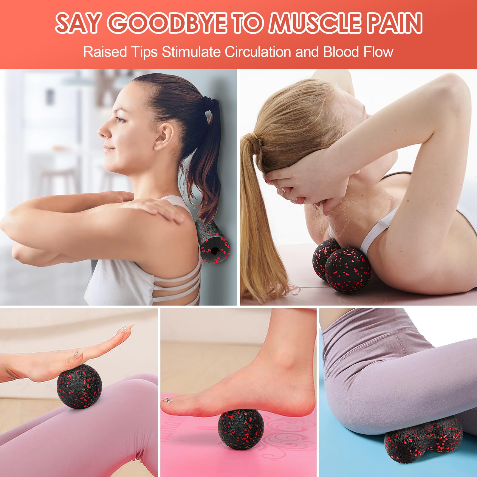 Rolo de massagem oco para ioga - Shoulder Massage Ball avaliação e preço