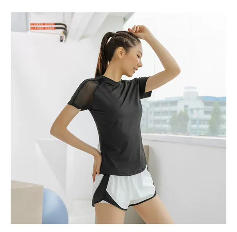 Camiseta de Yoga Feminina de M - Yoga Fitness Top avaliação e preço