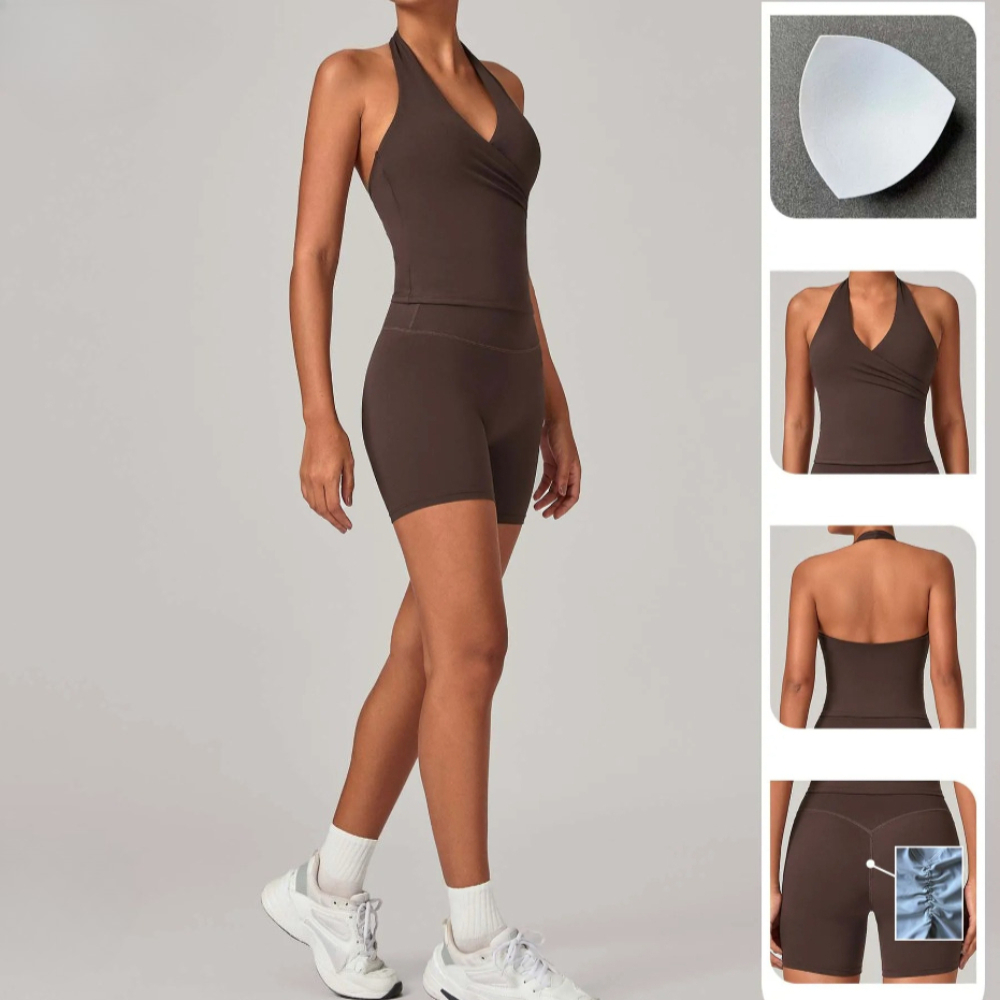 Conjunto Esportivo Feminino de - Yoga Y Fitness avaliação e preço