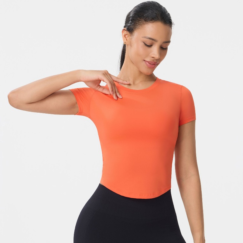Camisetas Esportivas Femininas - Yoga Fitness Top avaliação e preço