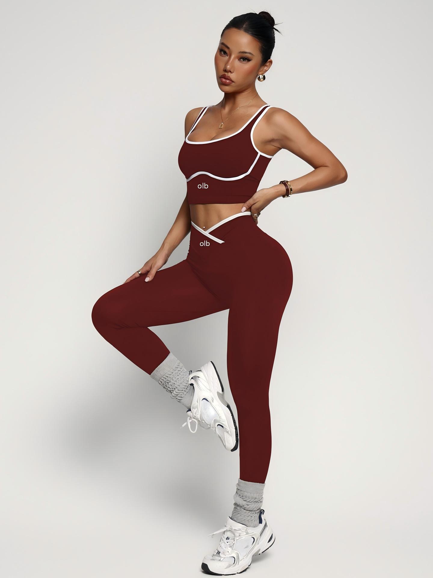 Conjunto de roupa fitness de 2 - Yoga Fitness Top avaliação e preço