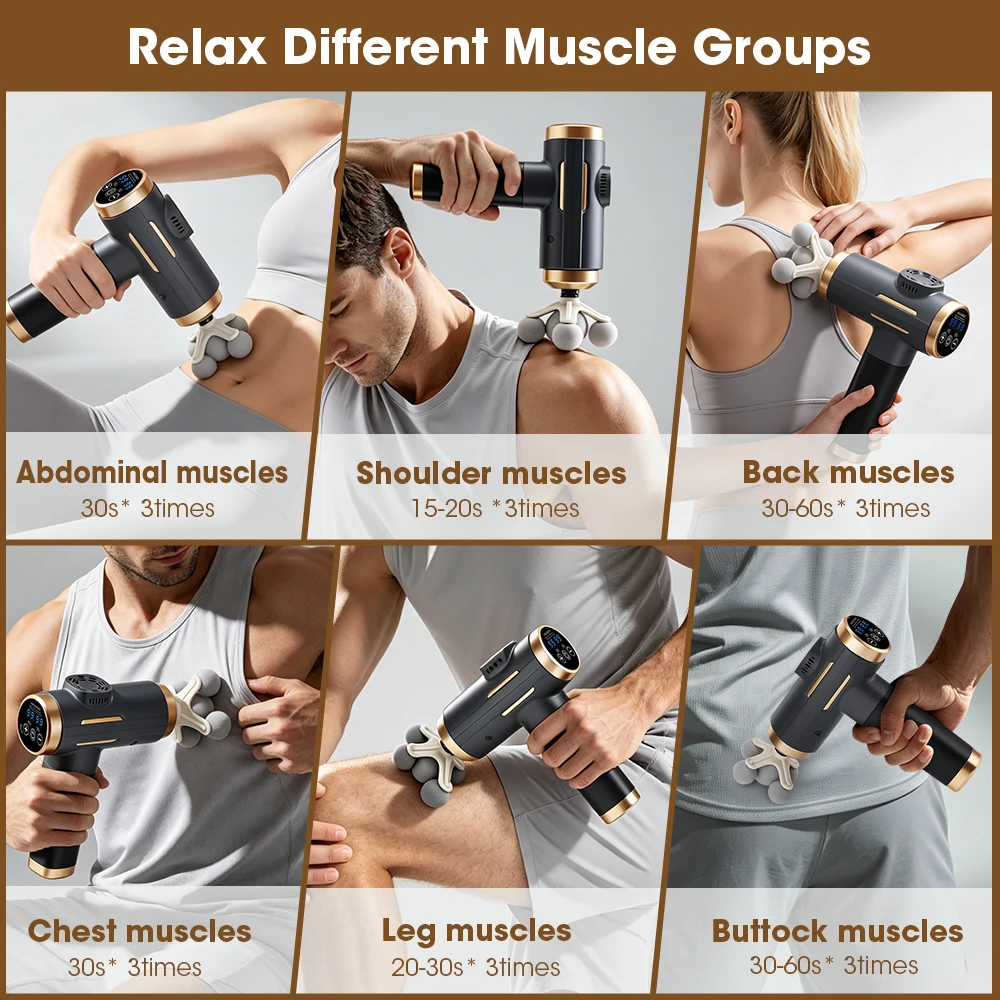 Pistola de Massagem Elétrica 2 - Vibration Massage Gun avaliação e preço