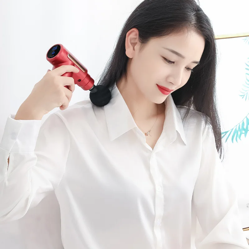 Mini pistola de massagem portá - Vibration Massage Gun avaliação e preço