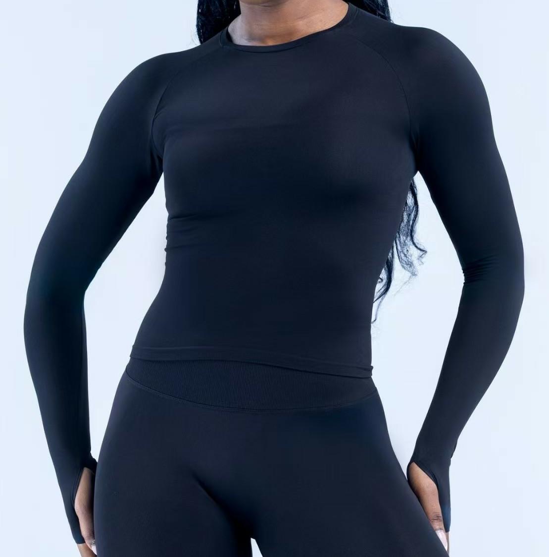 Camisetas de Yoga Sem Costura  - Yoga Fitness Top avaliação e preço