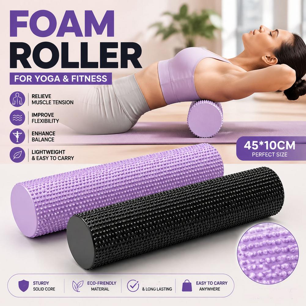 Rolo de Espuma para Yoga EVA d - Yoga Fitness Trainer avaliação e preço