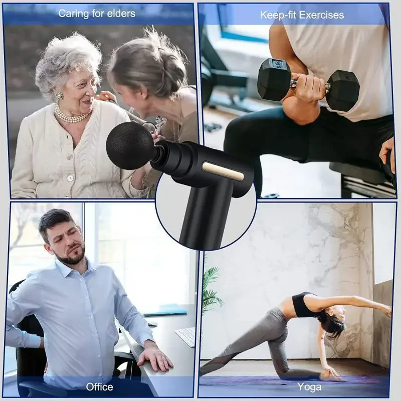 2024 portátil fáscia arma corp - Vibration Massage Gun avaliação e preço