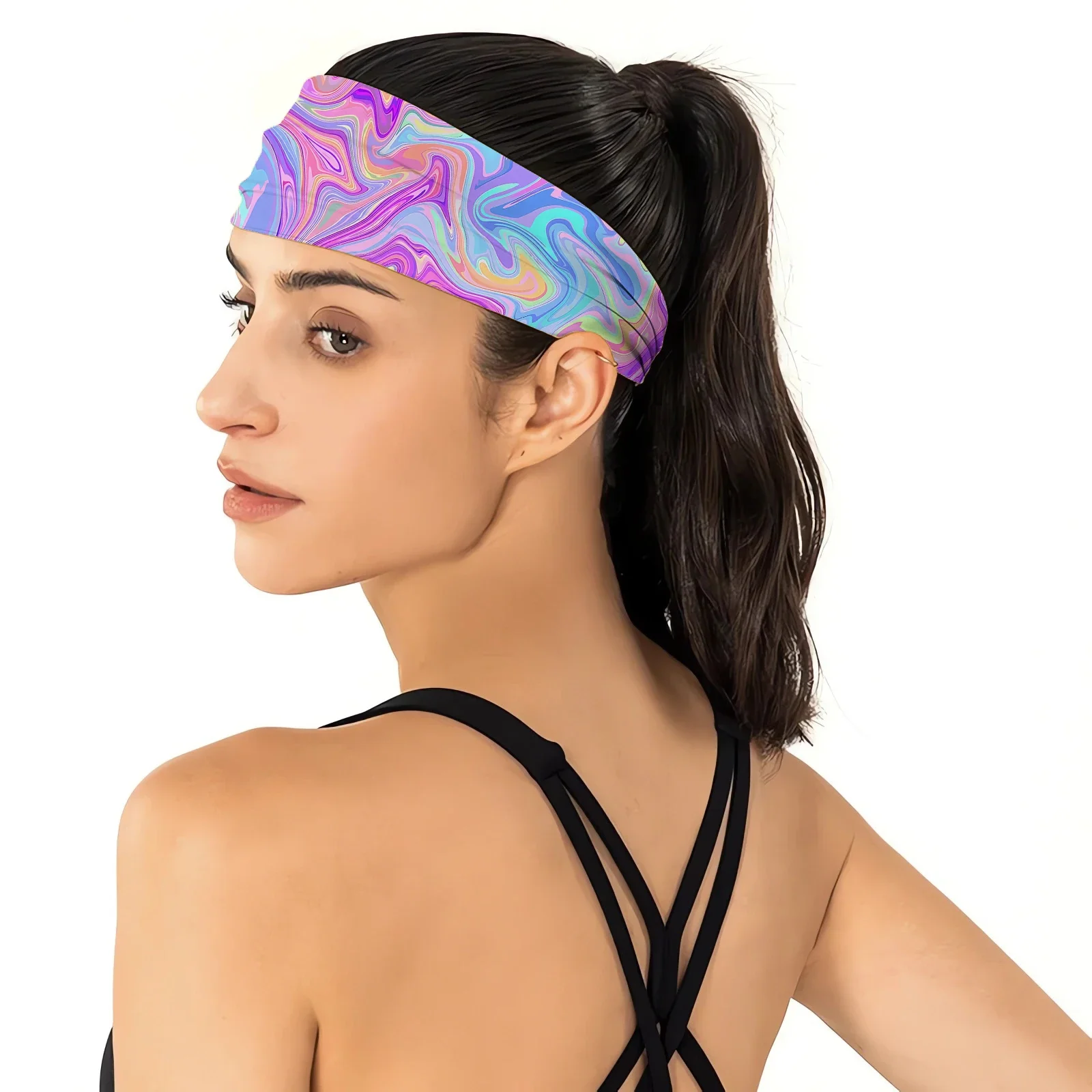 Msieeso moda feminina bandana  - Yoga Fitness Images avaliação e preço