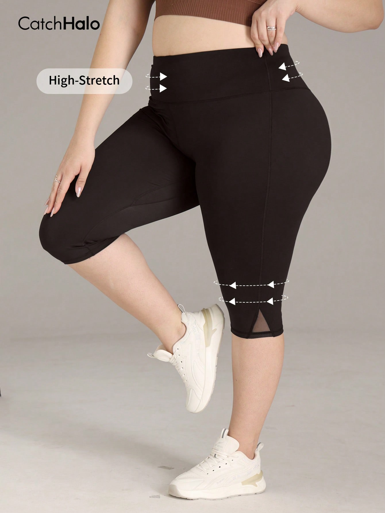 Legging Fitness Plus Size Femi - Yoga Fitness Workout avaliação e preço