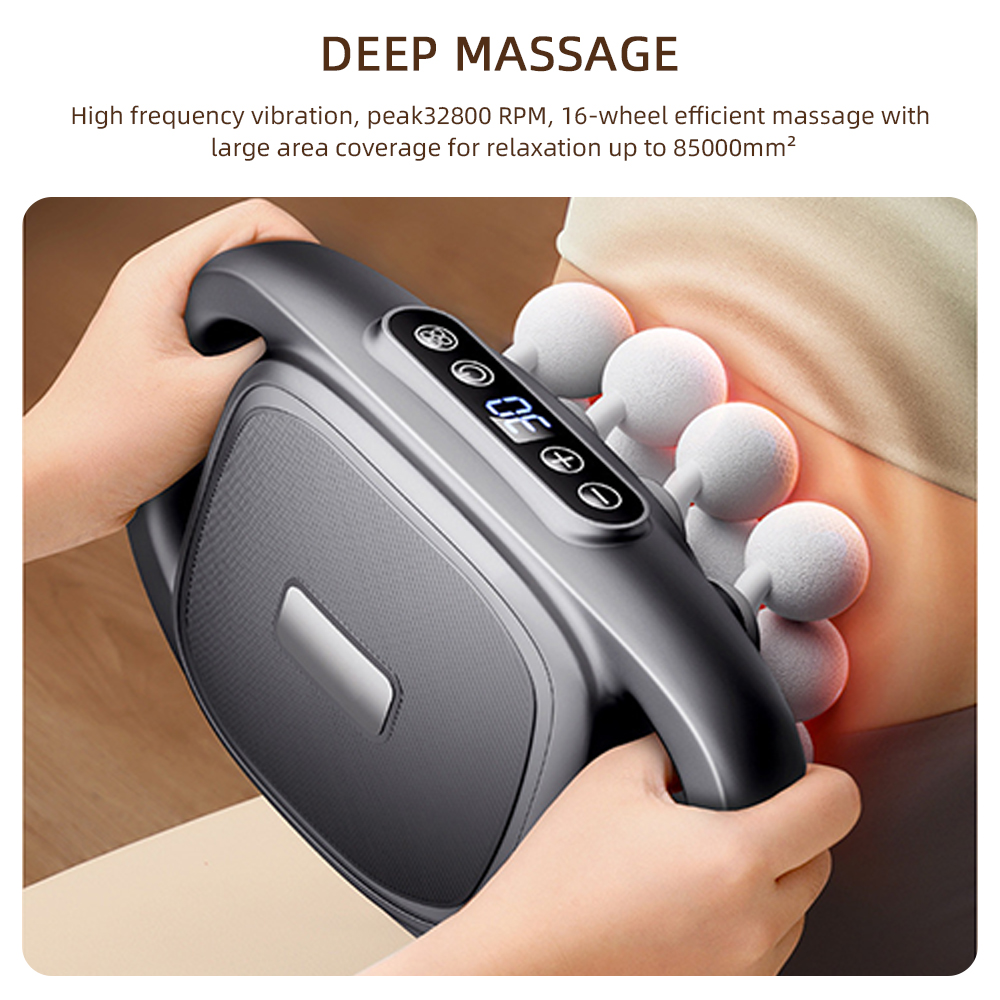 Pistola de massagem corporal c - Vibration Massage Gun avaliação e preço