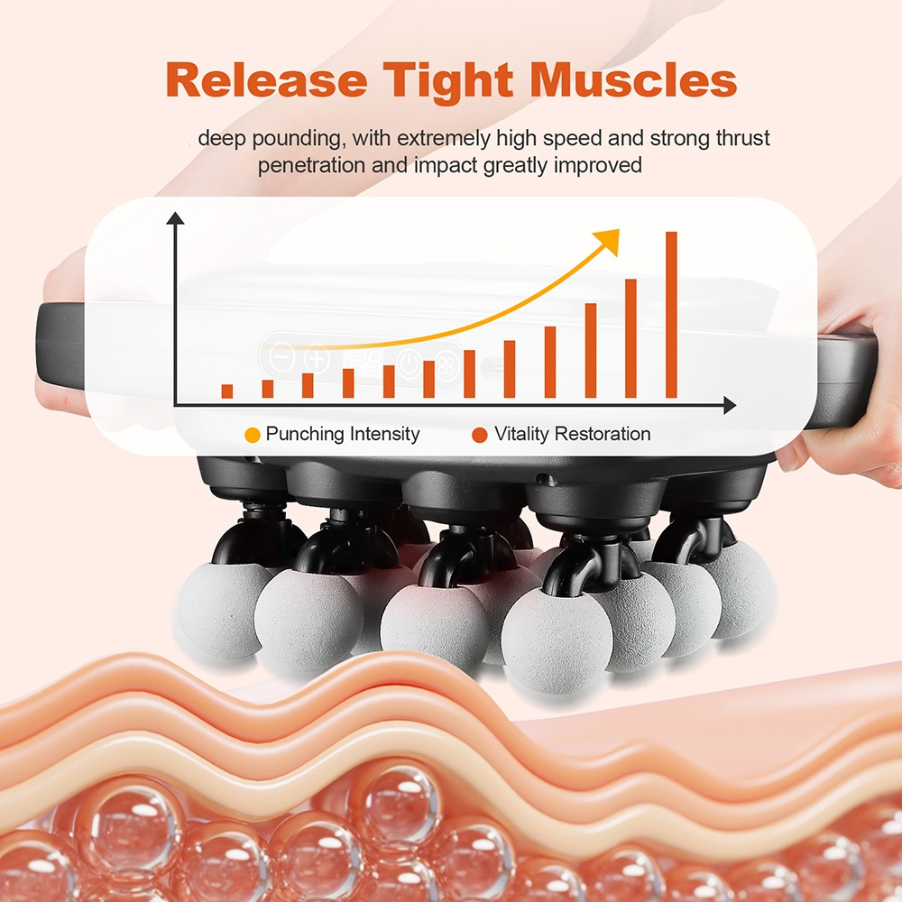 Pistola de massagem corporal c - Vibration Massage Gun avaliação e preço