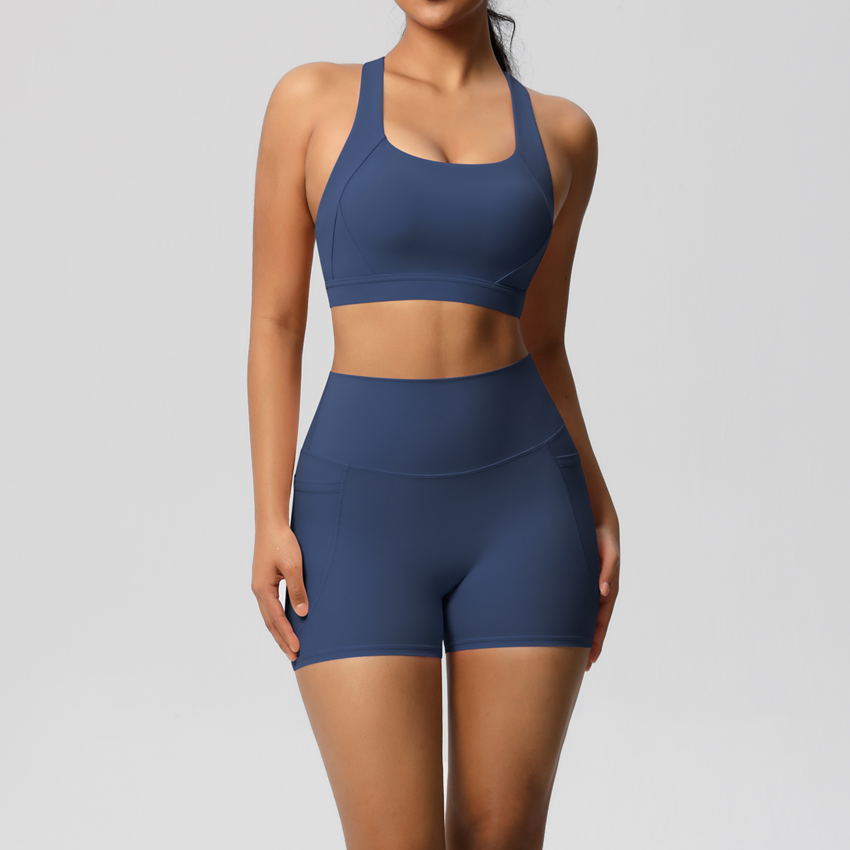 2 pçs roupas esportivas com bo - Yoga Y Fitness avaliação e preço
