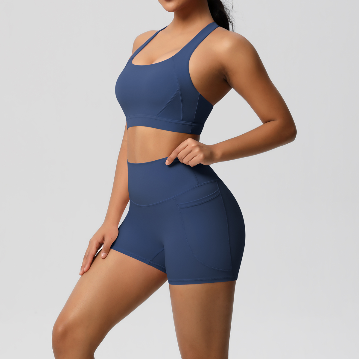 2 pçs roupas esportivas com bo - Yoga Y Fitness avaliação e preço