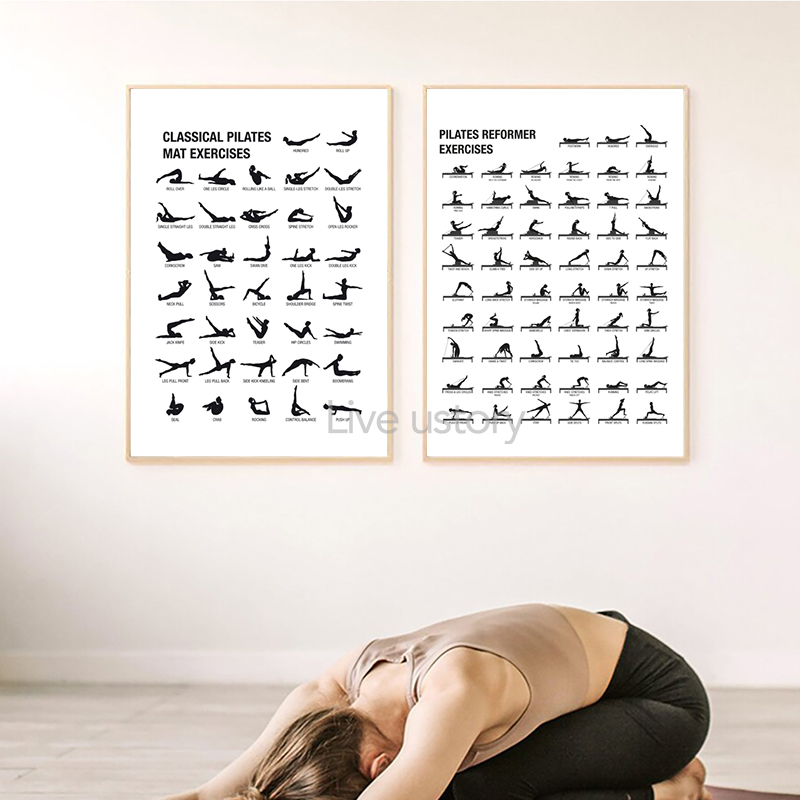 Pôster de Quadro de Exercícios - Yoga Fitness Workout avaliação e preço