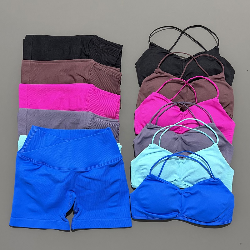 2 peça visão ginásio conjunto  - Yoga Fitness Top avaliação e preço