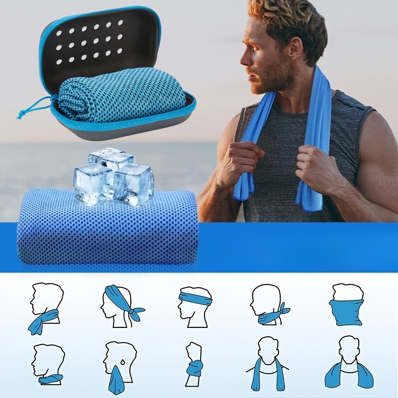 Toalha Esportiva Refrescante,  - Yoga Fitness Workout avaliação e preço